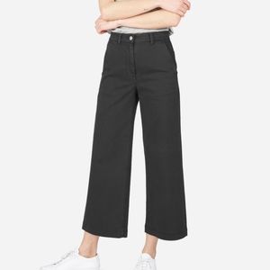 Everlane wide leg crop jeans